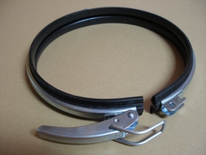 Szybkozłączka z zawiasem i klamrą (D=80-400mm)