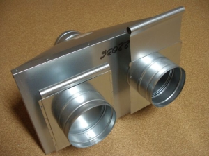 Rozdzielacz podwójny z zasuwami