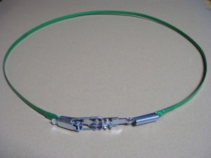 Obejma stalowa do mocowania worka 