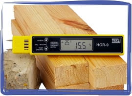 Wilgotnościomierz drewna i betonu HGR-9